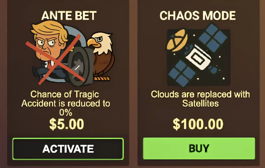 Chaos mode and Ante bet